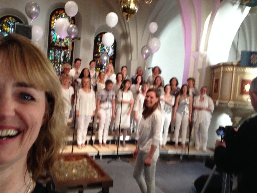 Kersti samarbetar med körer på olika sätt