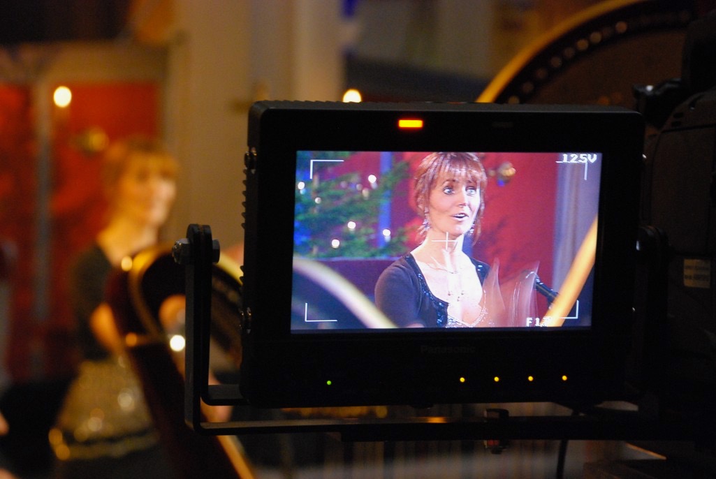 Kersti medverkar i TV-inspelning